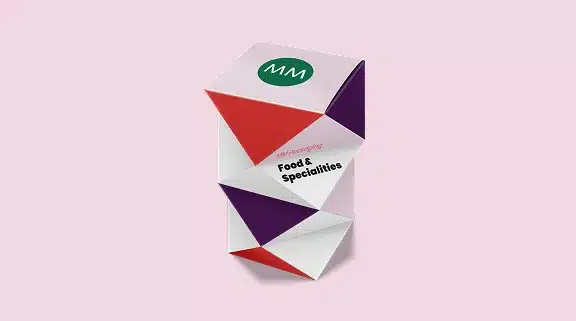Shaped carton for food