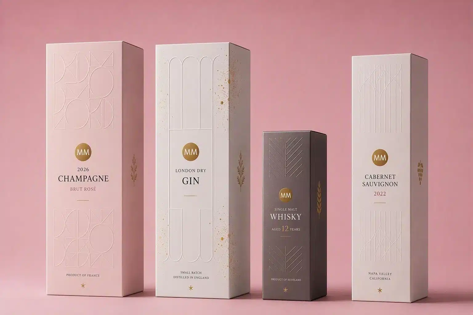 Premium spirits packaging