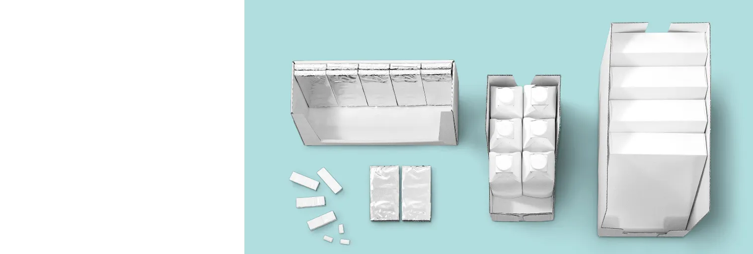 Fibre-based solutions for shelf-ready packaging