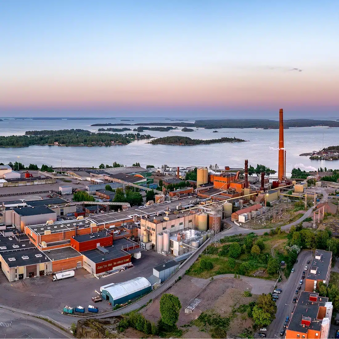 MMBP Koktamills mill in Finland, providing carbon footprint data for packaging products and Scope 3 reporting.